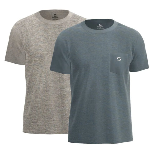 Pocket T Shirts for Men - Cotton Men's T-Shirts, Multipack