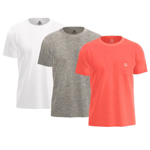 Pocket T Shirts for Men - Cotton Men's T-Shirts, Multipack