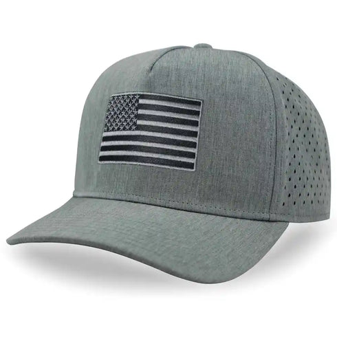 American Flag Hat, 5 Panel Trucker Hat, Water Resistant Baseball Cap, Adjustable Snapback Hats, Fishing and Golf Hat