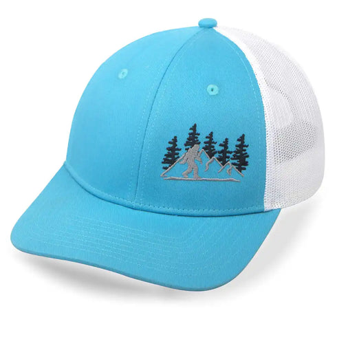 Bigfoot Trucker Hat - Baseball Cap for Men & Women, Adjustable Snapback Hat with Mesh Back, Fishing & Golf Hat