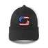 American Flag Trucker Hats for Men, Mesh Back Baseball Cap, Adjustable Fit Mens Snapback Hat for Outdoors Wear
