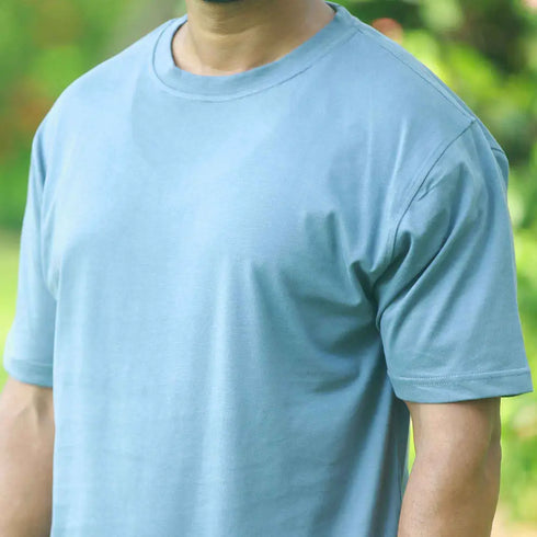 Mens T-Shirts, Cotton Loose Fit T Shirts for Man, Crew Neck Short Sleeve Solid Tees, Soft Fabric, Multipack