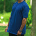 Mens T-Shirts, Cotton Loose Fit T Shirts for Man, Crew Neck Short Sleeve Solid Tees, Soft Fabric, Multipack