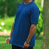 Mens T-Shirts, Cotton Loose Fit T Shirts for Man, Crew Neck Short Sleeve Solid Tees, Soft Fabric, Multipack