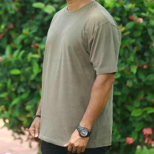 Mens T-Shirts, Cotton Loose Fit T Shirts for Man, Crew Neck Short Sleeve Solid Tees, Soft Fabric, Multipack