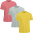 Mens T-Shirts, Cotton Loose Fit T Shirts for Man, Crew Neck Short Sleeve Solid Tees, Soft Fabric, Multipack
