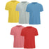 Mens T-Shirts, Cotton Loose Fit T Shirts for Man, Crew Neck Short Sleeve Solid Tees, Soft Fabric, Multipack