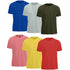 Mens T-Shirts, Cotton Loose Fit T Shirts for Man, Crew Neck Short Sleeve Solid Tees, Soft Fabric, Multipack