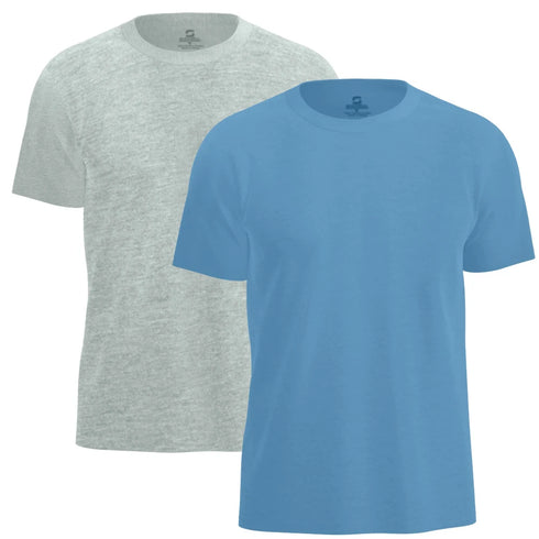 Mens T-Shirts, Cotton Loose Fit T Shirts for Man, Crew Neck Short Sleeve Solid Tees, Soft Fabric, Multipack