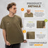 Pocket T Shirts for Men - Cotton Men's T-Shirts, Multipack