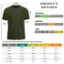 Mens T-Shirts, Cotton Loose Fit T Shirts for Man, Crew Neck Short Sleeve Solid Tees, Soft Fabric, Multipack